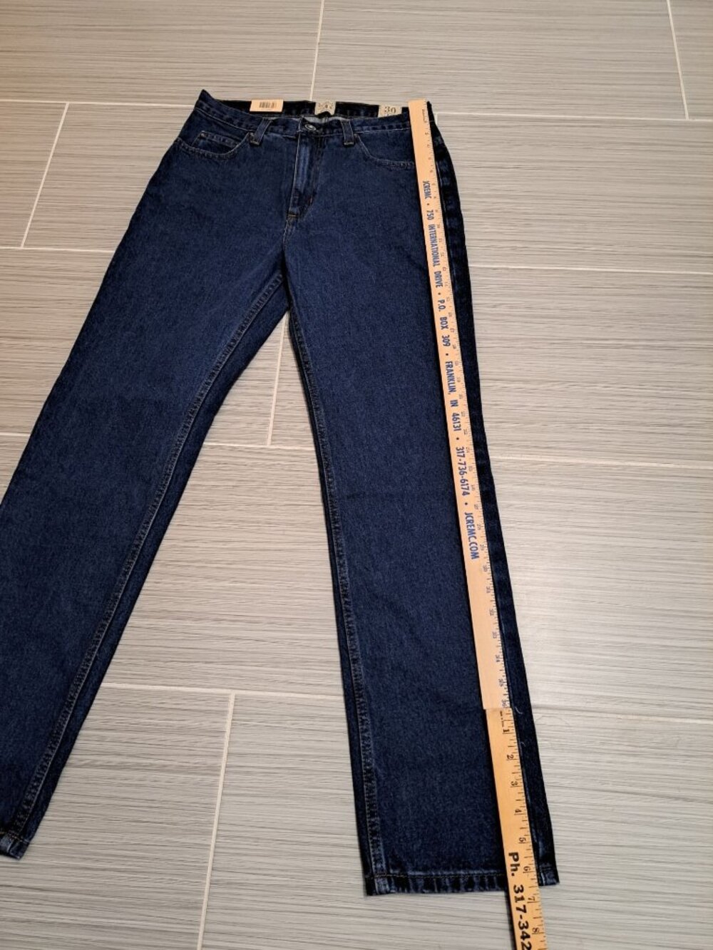 New Red Head Mens Classic Fit 30x32 Blue Denim Jeans 100% Cotton Made In Mexico - Picture 8 of 10